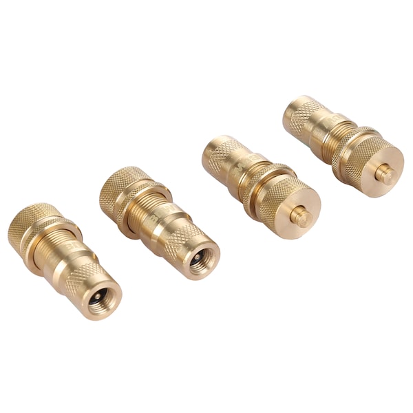 Automatic Tire Deflators, Brass Set Of 4